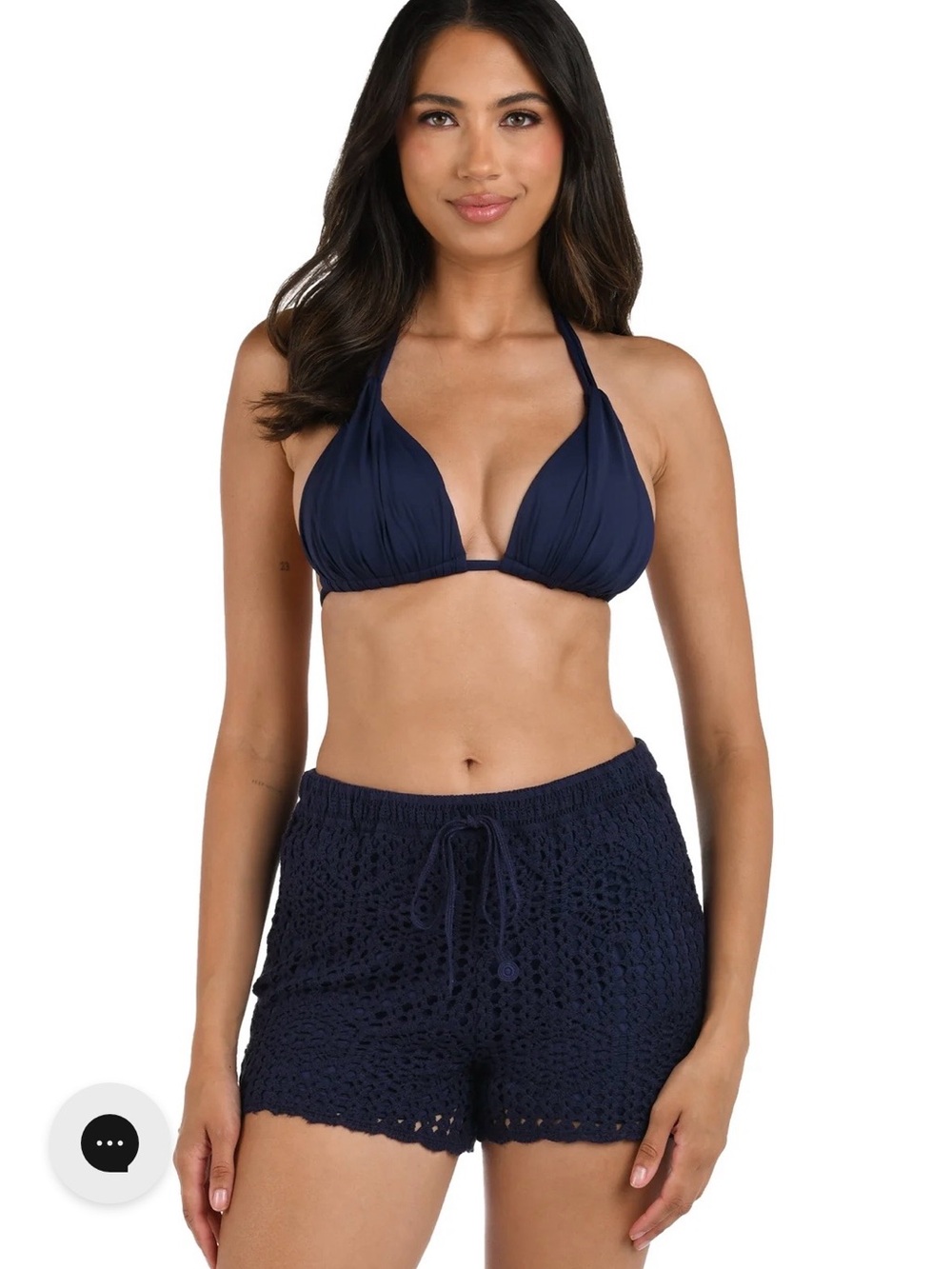 La Blanca Waverly Covers Crochet Beach Shorts - 100% Cotton